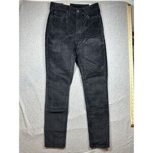 Levi's 721 High‎ Rise Skinny Pants Women's W29 x L30 Black Corduroy NWT